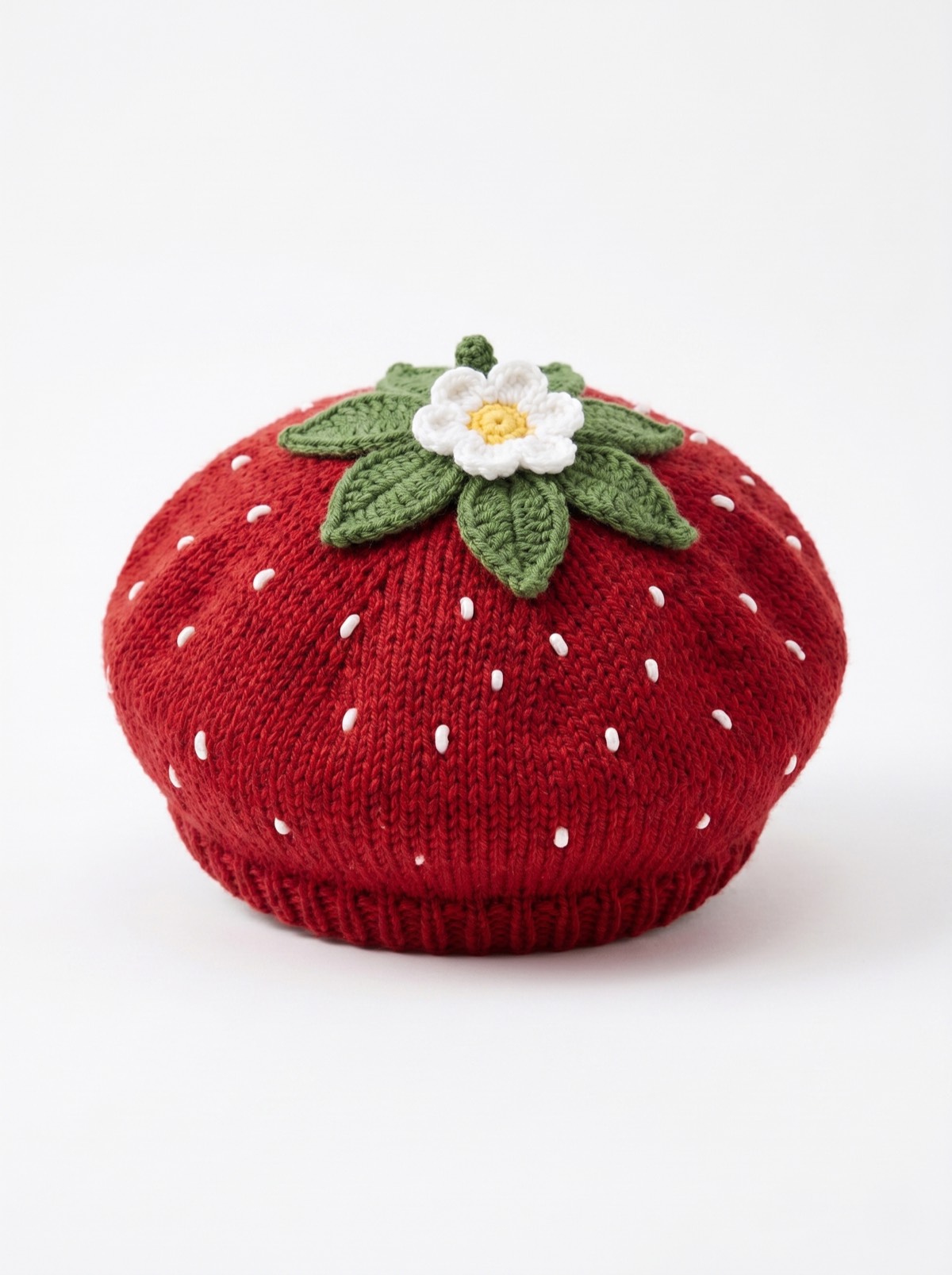 Framboise — Çilek Desenli Bere 2